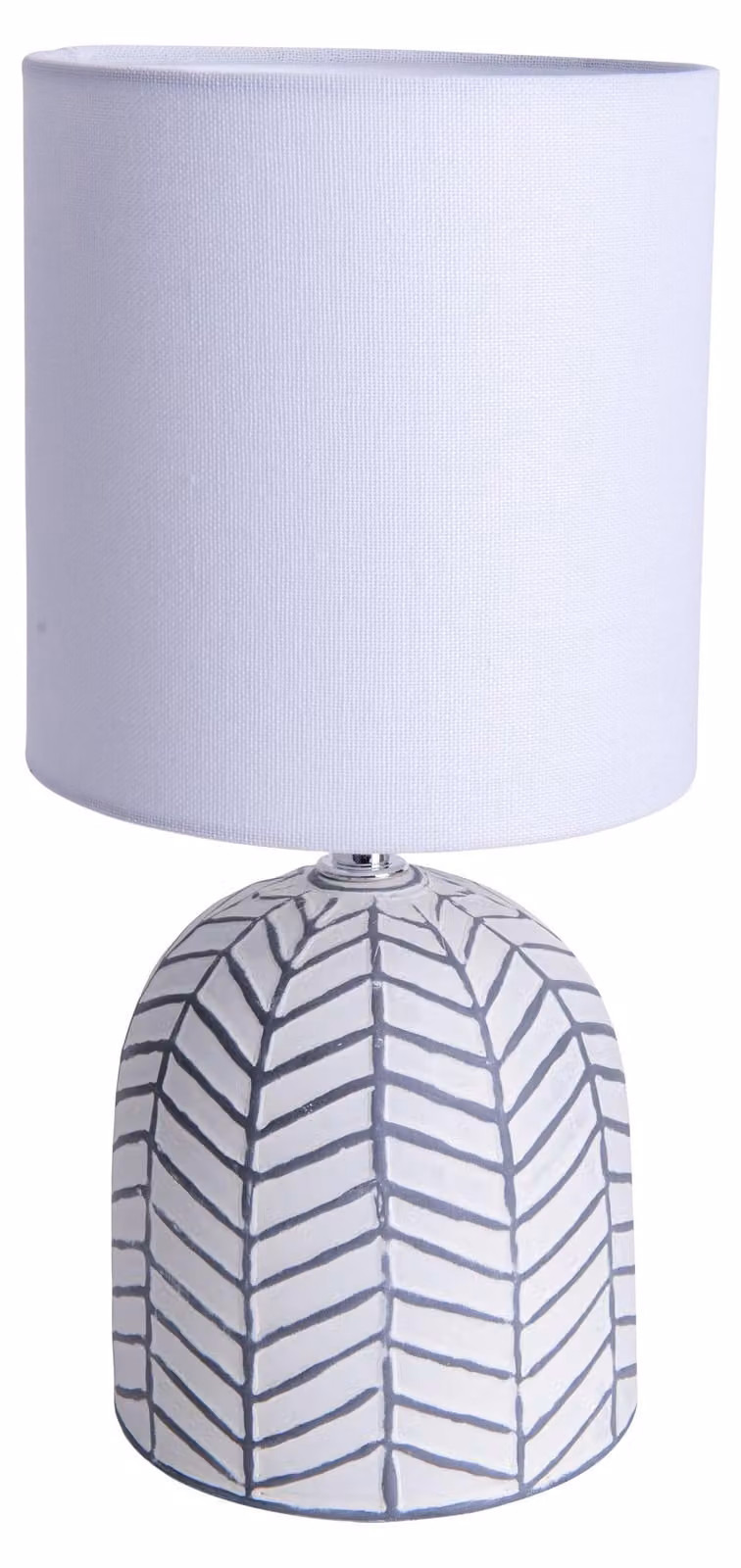 Lampada da tavolo, Vetroceramica, bianco, H 27,5 cm