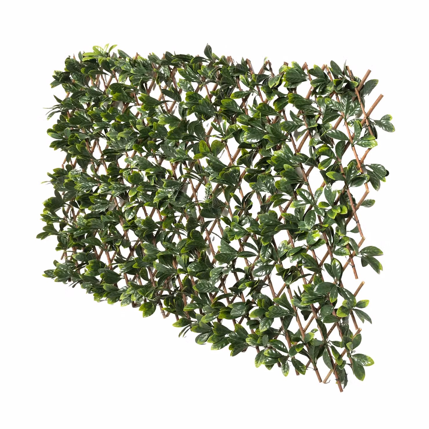 Siepe Artificiale Estensibile Foglie di Mirto Cerato Verde Vestiamo Casa Giardino H: 90 cm, L: 180 cm – 3