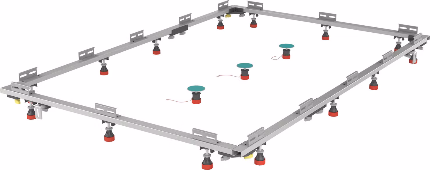 Telaio di montaggio MEPA SF piatti doccia rettangolari superflat 120/180