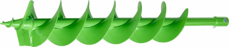 SucceBuy coclea di terra per macchina perforatrice, coclea per pali Ø 15x80 cm, adatta per punte con diametro interno di 20 mm, coclea di terra, coclea da giardino, punte per pali, recinzioni e lavori in giardino
