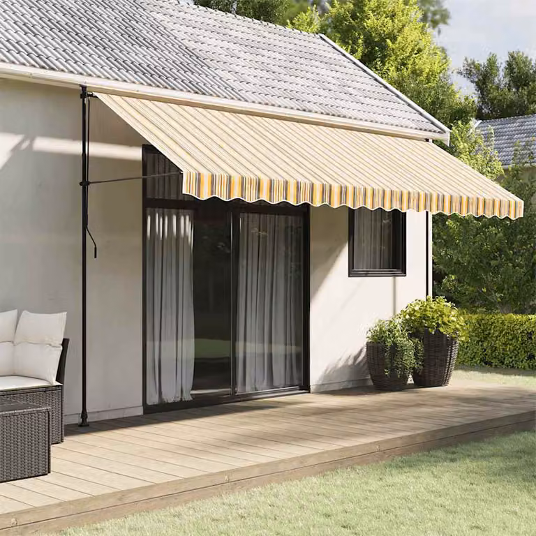 Tessuto di ricambio per tenda da sole vidaXL multicolore in poliestere L: 450 cm, P: 300 cm