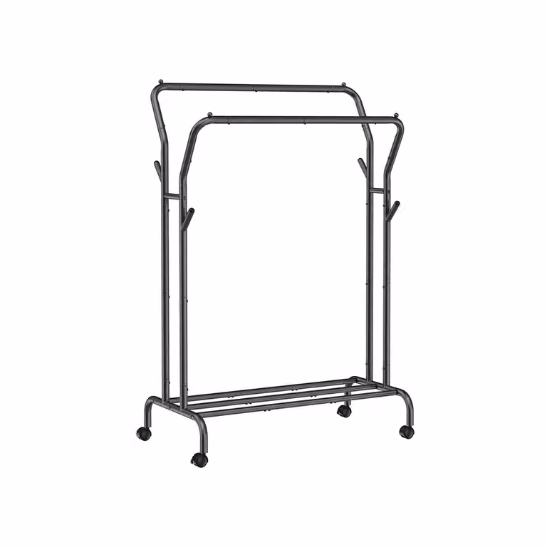 Stand Appendiabiti Doppio Nero, Nero