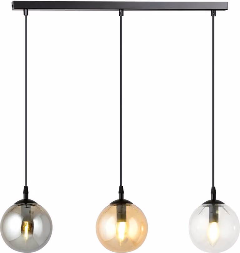 Lampadario Emibig 3xE14 40W COSMO 3 BLACK MIX 714/3