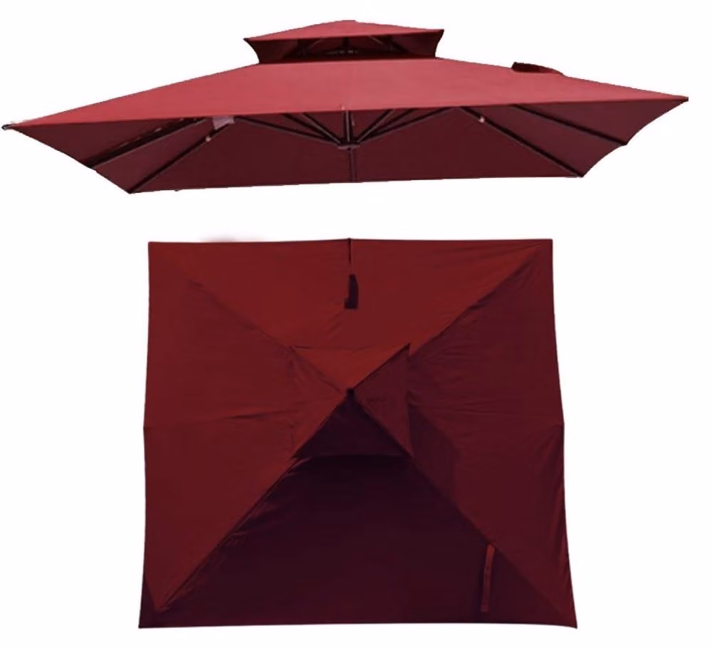 Omgoods - Coperture di ricambio per ombrelloni, dimensioni 300x300 cm, con protezione UV