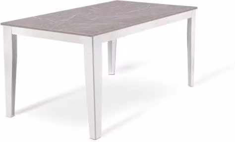 Tavolo da pranzo allungabile GIORDANOSHOP moderno in melaminico antracite e bianco L/P/H: 156-316 x 90 x 76 cm