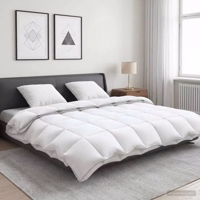 Set di piumoni in piume d’oca al 90% FULDA 3 pz 200 x 200 cm 3442640