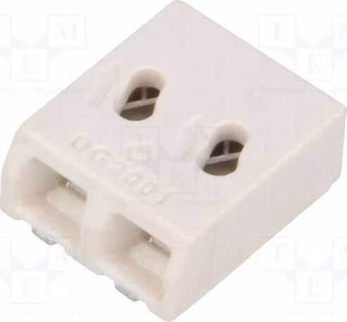 5 connettori: connettore a crimpare, 3A, serie DG2001, 3 mm. Numero di poli: 2. Codice prodotto: DG2001-3.0-02P-11-01AH. Tipo di connettore: [informazione mancante]