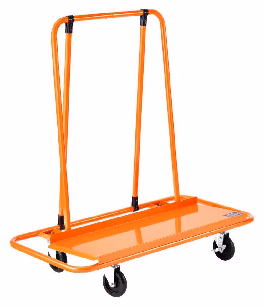 Carrello portapannelli, capacità di carico 816 kg, dimensioni 1150 x 555 x 1180 mm, struttura in acciaio