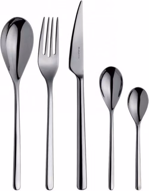 Set di posate Casa Bugatti Sintesi in acciaio inox argentato, 30 pezzi con scatola Gallery – 1