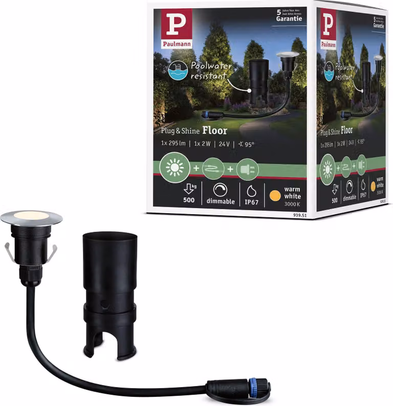 Paulmann Plug & Shine LED Bodeneinbauleuchte Floor Mini Einzelspot