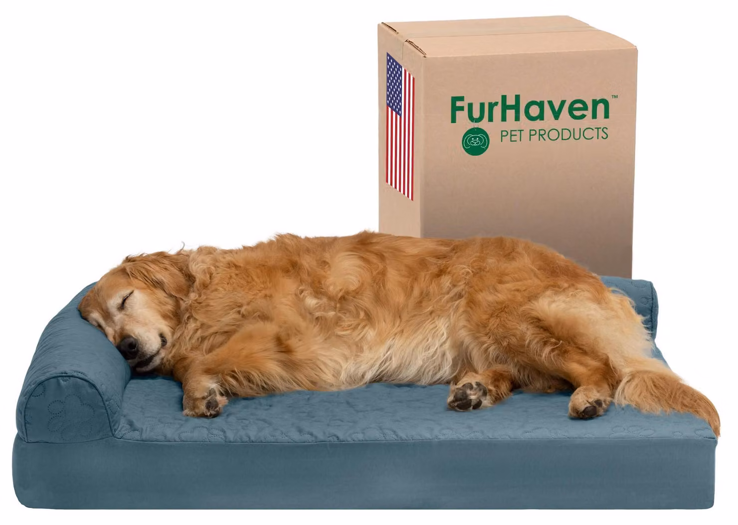 Cuccia rinfrescante per cani di grandi dimensioni, marca Furhaven, con gel refrigerante e rotoli per il collo rimovibili