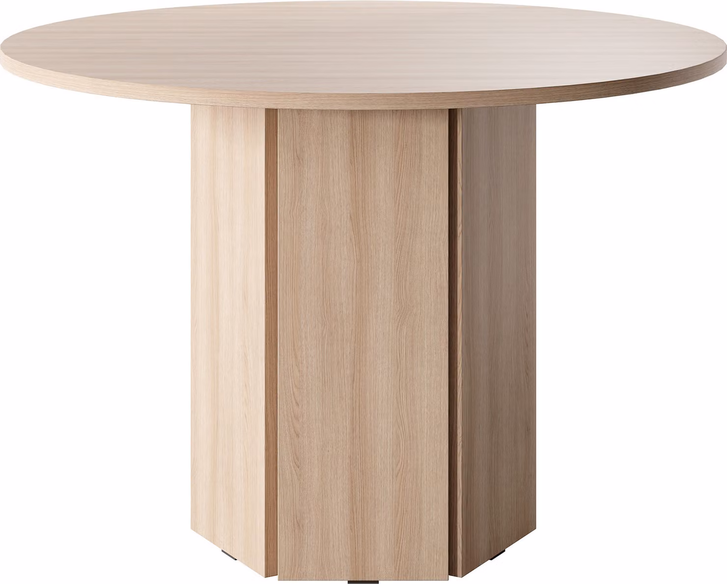 Selsey Hexa - Tavolo da pranzo rotondo da 110 cm - Rovere Lindberg