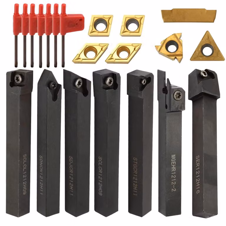 Set di chiavi a bussola fai-da-te da 16 mm, composto da 7 pezzi con inserti in metallo duro