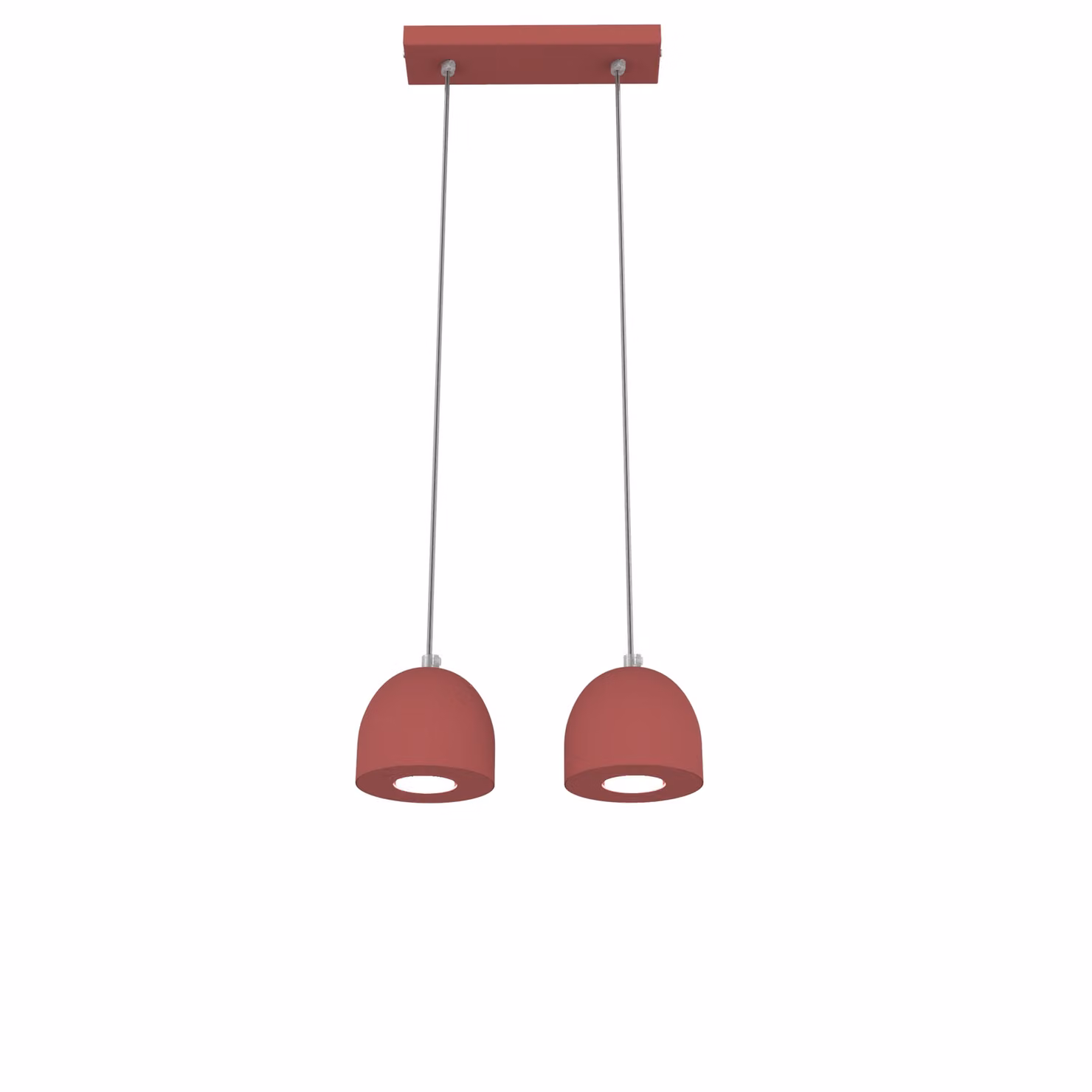 Lampada A Sospensione Campanella Linear X2 Monocolore Opaca