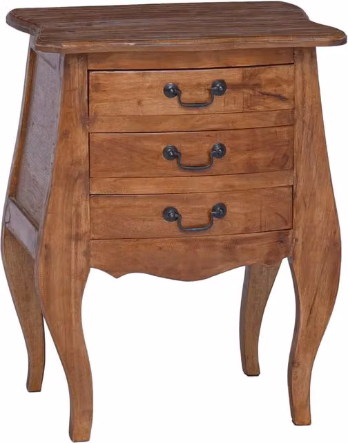 Cassa di stoccaggio 48 x 35 x 64 cm Legno di Mogano Massello CFW2077064