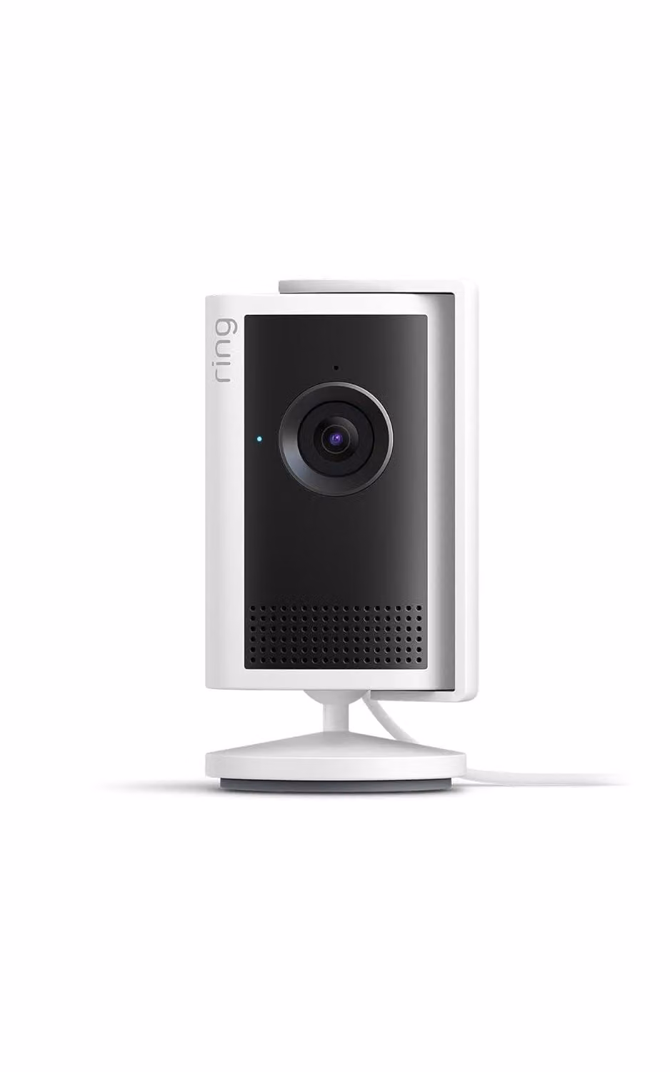 Ring Indoor Camera Plus: mini telecamera bianca con Alexa e Wi-Fi (ultima generazione)