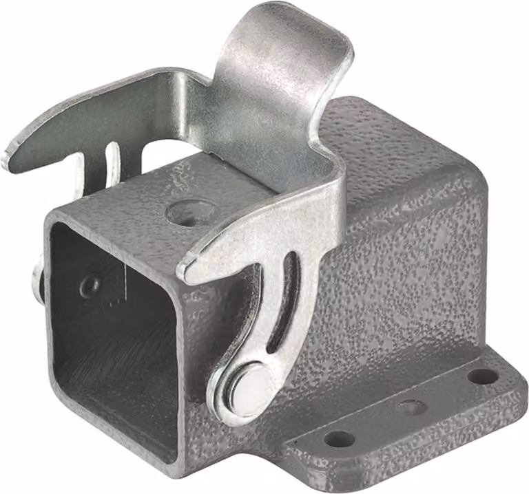Alloggiamento angolato HARTING Han 3A con staffa, 1 pezzo