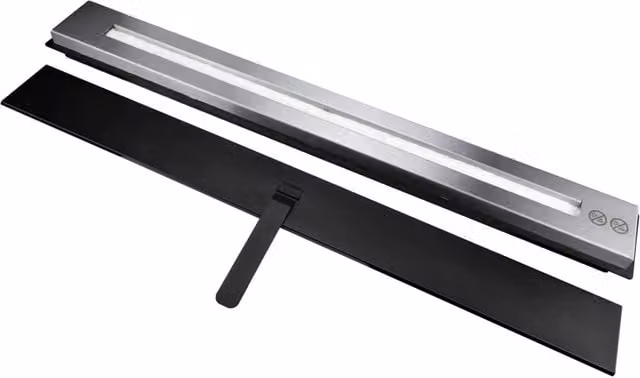 Bruciatore a Bioetanolo per Camini 90x11x5,3 cm 1,7 Litri Silver