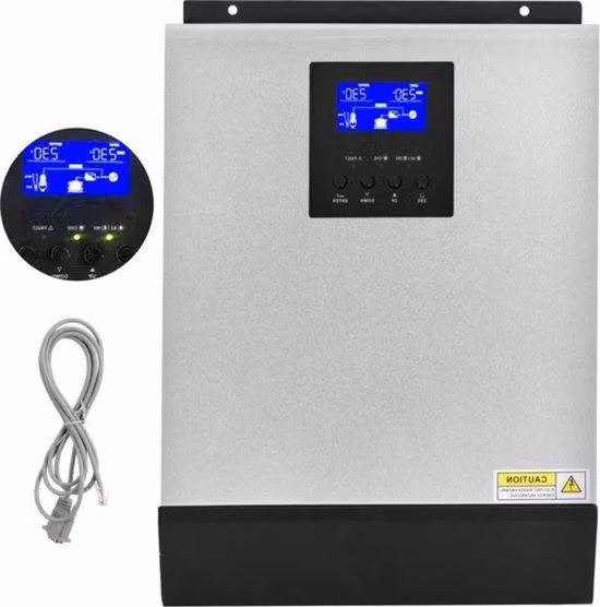 Inverter solare - 3 kVA - 24 V MPPT - Off-grid - Onda sinusoidale pura