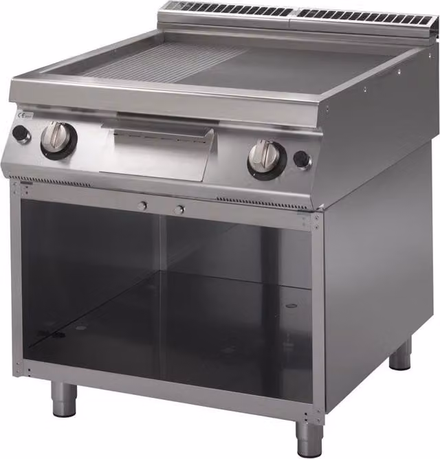 Piastra per griglia a gas Gastro M 700 Gm70/80Ftrgs 2/3 liscia 1/3 scanalata