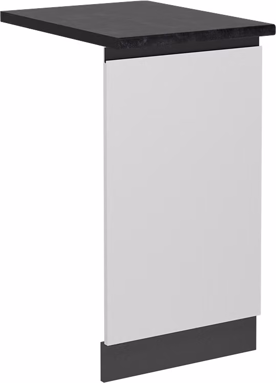 Pannello frontale della lavastoviglie Vicco R-Line Bianco 45 cm  J-Shape, PL Antracite, Model 55112