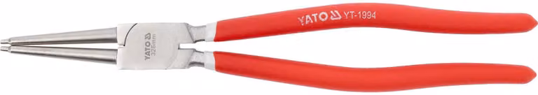Pinza dritta per l'inserimento di anelli di sicurezza, lunghezza 325 mm