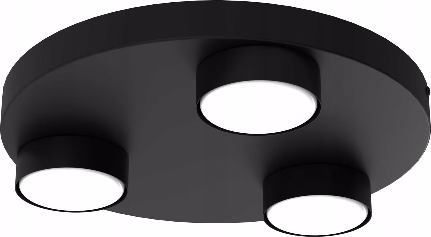 Plafonna Led Su Ruota Gx53 Nero
