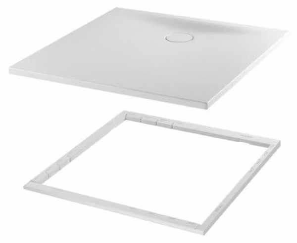 BetteFloor Side receveurs de douche avec support de receveur minimum, 1600x1200mm, 3392-430T1, 3392-430T1