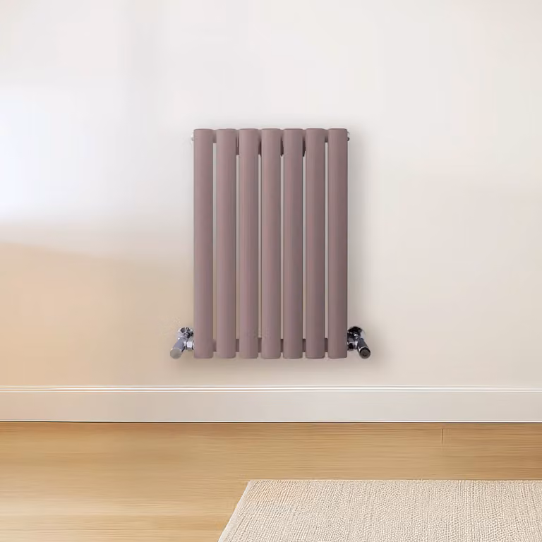 Radiatore di Design Orizzontale Viola (Dahlia Viola) - 600mm x 413mm - Pannello Doppio  - Revive