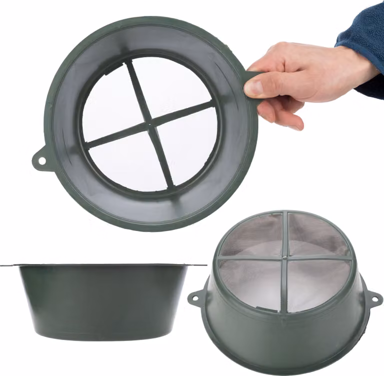 Rosfix Setaccio Nero per Setacciare la Vernice (150 x 85 x 65 mm)
