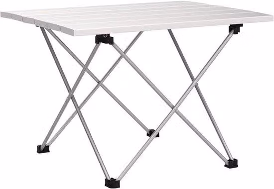 Tavolo da picnic pieghevole in alluminio, tavolo da balcone, 55 x 41 x 40 cm