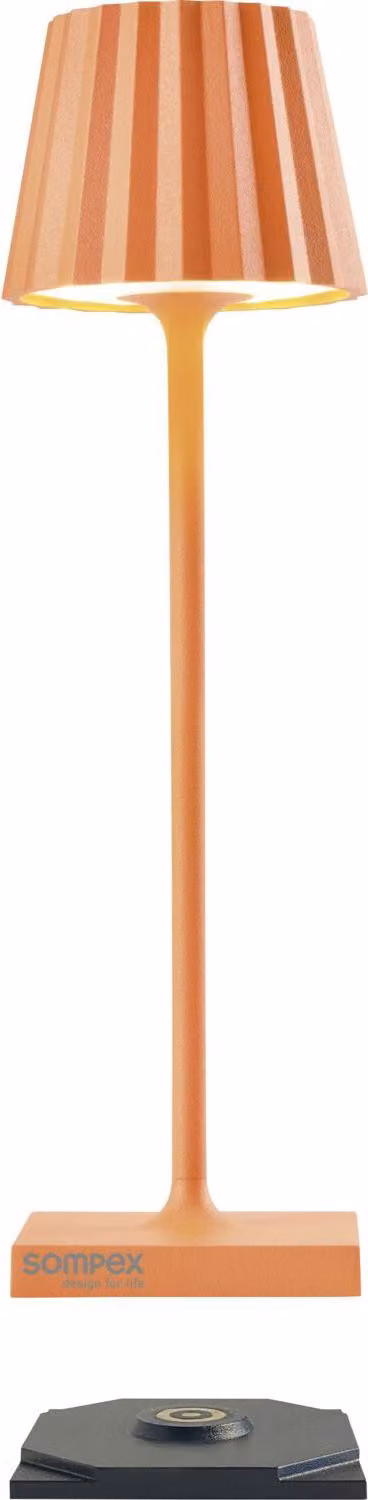 Lampada da tavolo SOMPEX Troll Nano, altezza: 210 mm, arancione