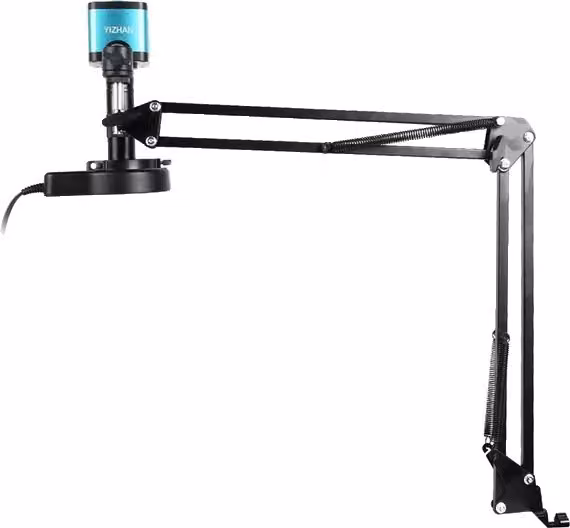 microscopio digitale 4K, obiettivo zoom 150x, opzioni di connessione HDMI e USB, set completo