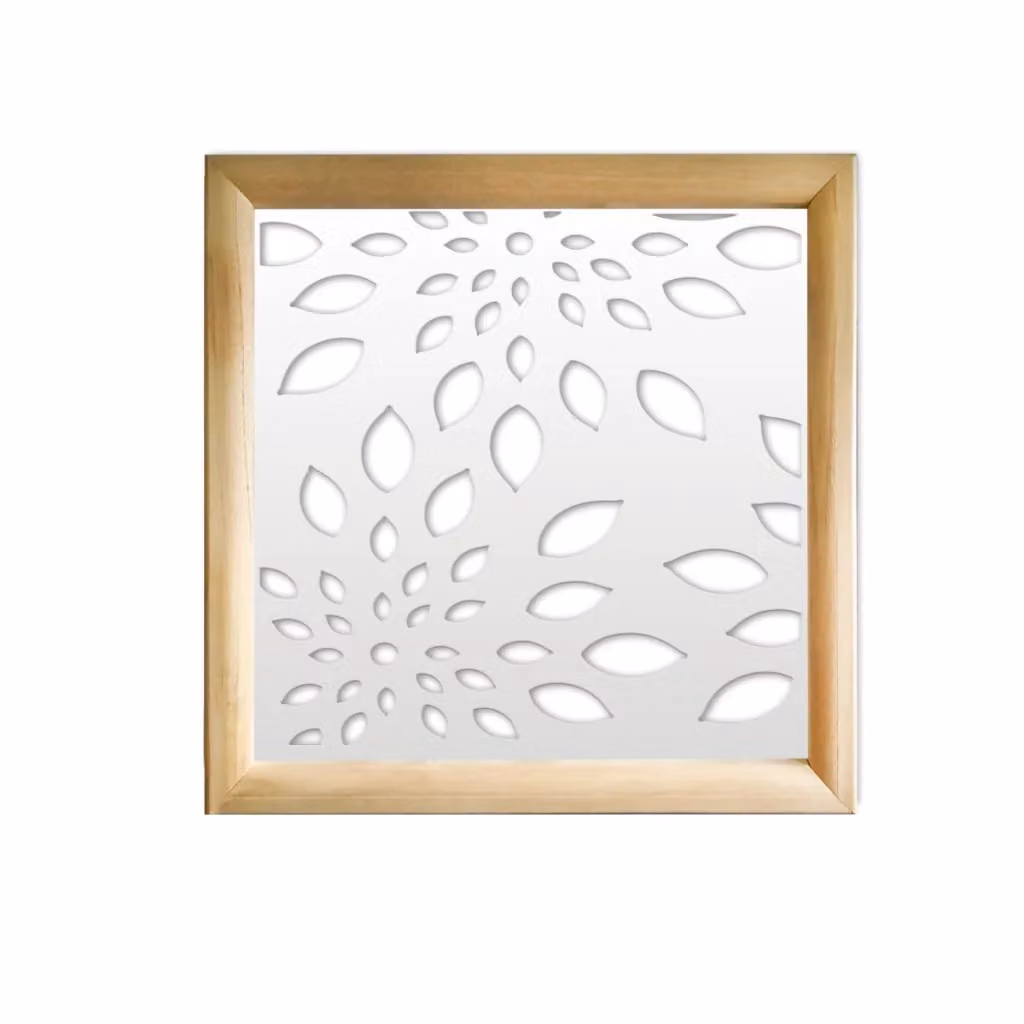 Moduli Decorativi FIREWORKS Signorbit in Legno e PVC Colore Bianco L 98 x P 98 cm – 2