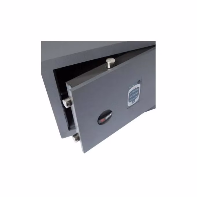 Cassaforte a incasso muro Cisa DGT Vision con serratura elettronica digitale in acciaio, Grigio, L: 36 cm, P: 15 cm, H: 24 cm – 2