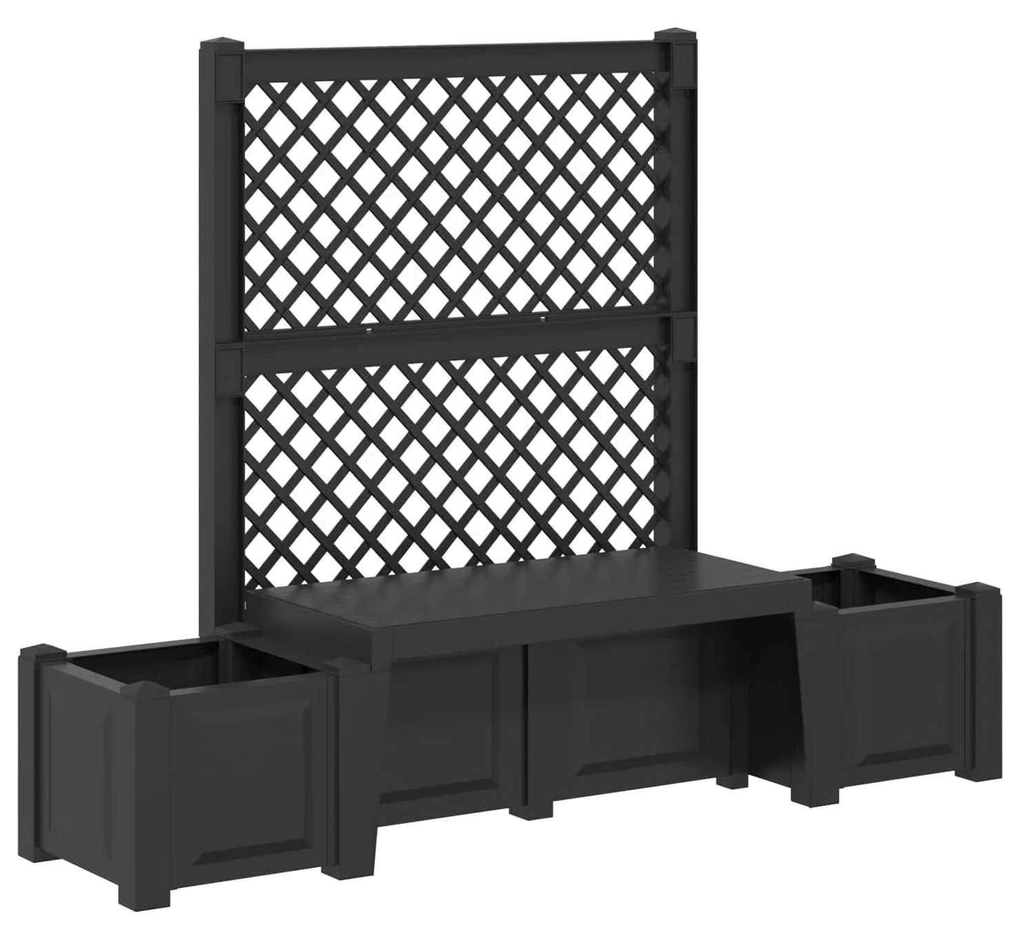 Panchina da Giardino Kopenhagen Antracite 173 x 49 x 135,5 cm