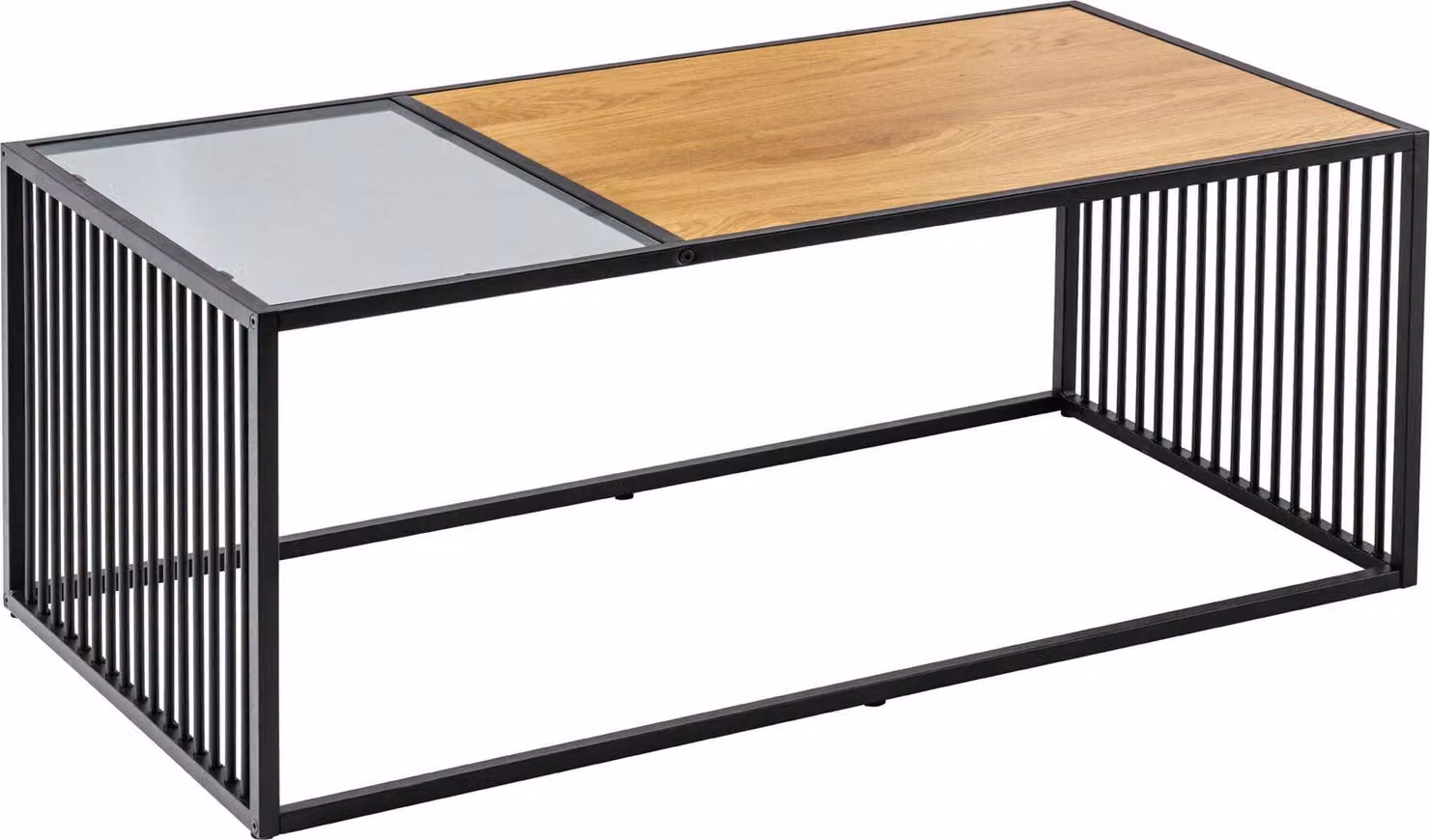 Tavolino da salotto 100 cm in vetro, design moderno per il soggiorno. ACQUISTA ORA