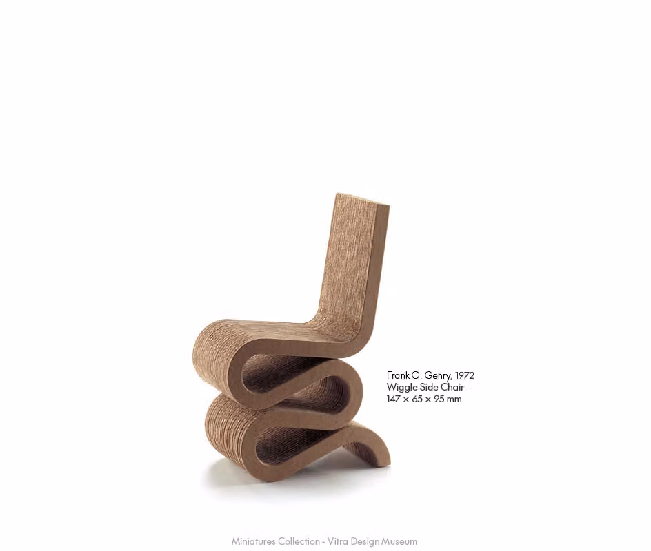 Wiggle Side Chair - Miniature Da Collezione