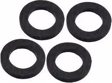 Set di 10 guarnizioni idrauliche piatte in gomma nera Idro Bric da 1/2" (12,7 mm)