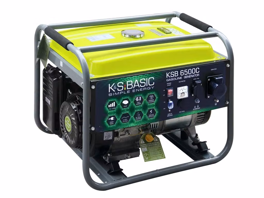 Generatore a benzina KSB KSB 6500C giallo 3.0 kW – 2