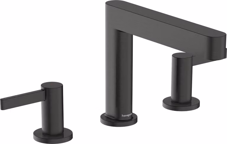 hansgrohe Finoris robinetterie de lavabo 3 trous 110 avec vidage Push-Open, portée 169mm, 76033340, 76033340