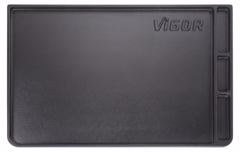 VIGOR V1909 Piano di lavoro 723 x 459 mm ∙ plastica ∙ per carrello portautensili e cassetta aggiuntiva serie L