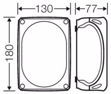Morsettiera 1,5-4qmm, 24 terminali - Scatola piatta 180x130mm RK 1024 T