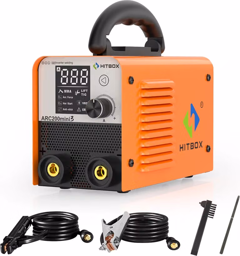 HITBOX mini saldatore a stick, display digitale a LED, design portatile, ARC200mini3