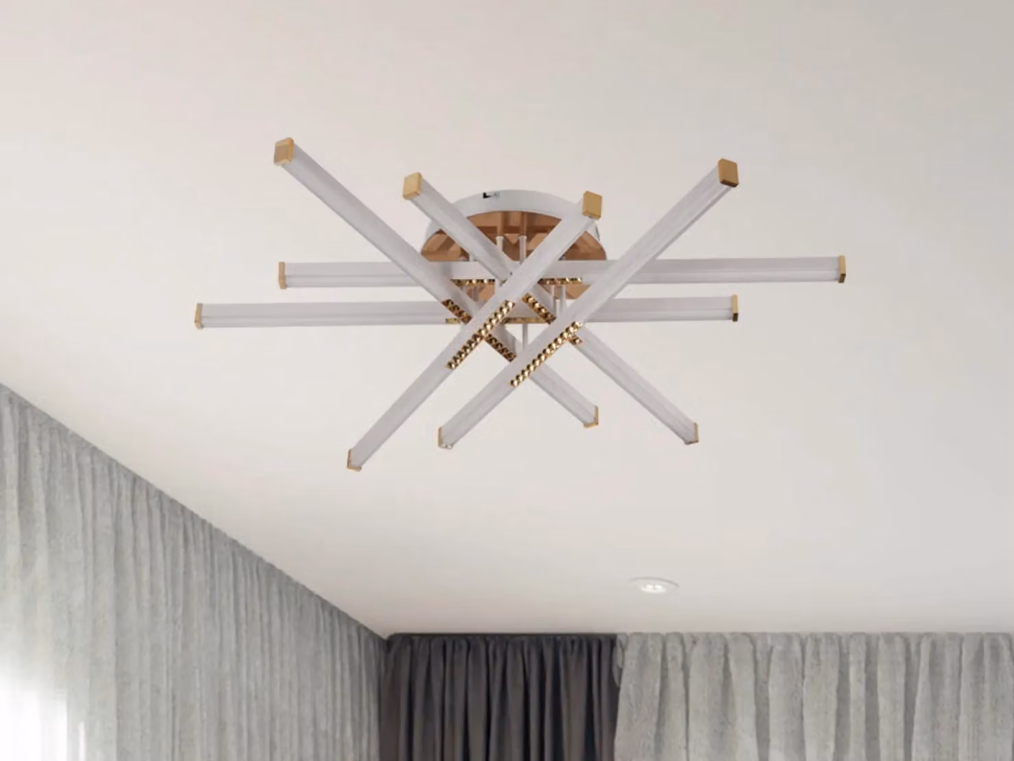 Lampada a soffitto a LED con telecomando, 90W - J7312/W