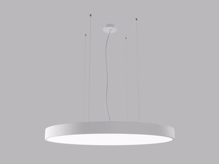 Apparecchio LED a sospensione MONO SLIM P-Z CRI90 dimmerabile, Variante: MONO SLIM P-Z, Ø 800 mm, 80 W, 5600 lm, bianco, 2CCT, TRIAC