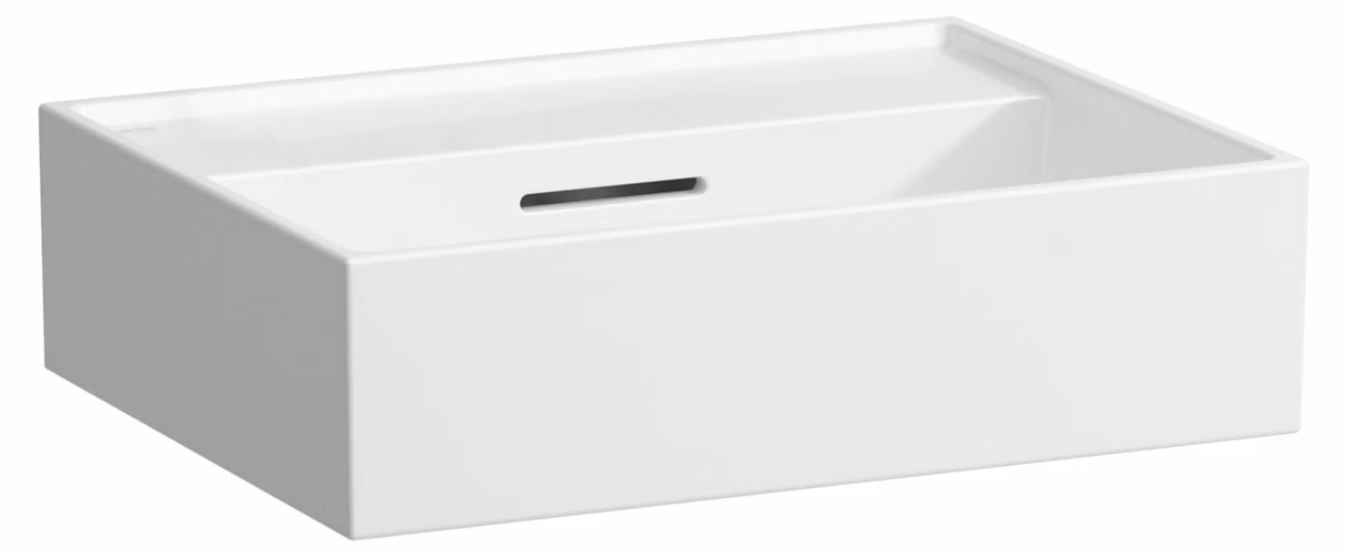 LAUFEN Kartell lavabo à poser, sans trou pour robinet, avec trop-plein, 450x340mm, H818330A001091, H818330A001091