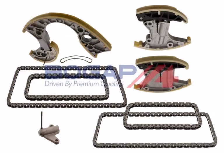 BOGAP A1328236 Kit catena di distribuzione - Catena di distribuzione per VW Touareg (7LA, 7L6, 7L7) Touareg (7P5, 7P6) Phaeton (3D1, 3D2, 3D3, 3D4, 3D6, 3D7, 3D8, 3D9)