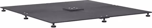 Base per ombrellone Grigio scuro 100 x 100 x 4 cm Acciaio CFW7469807