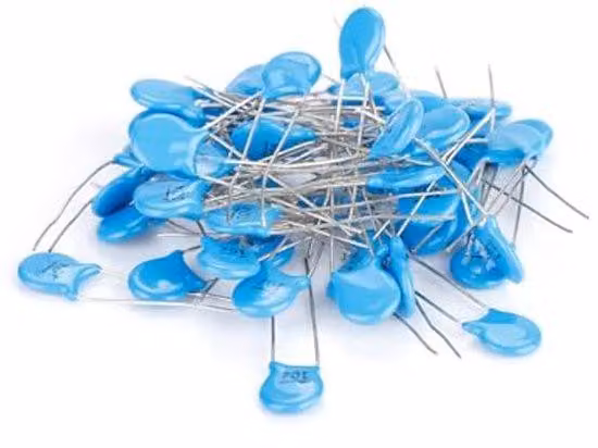 50 condensatori ceramici da 0,1 μF (100 nF), 500 V - Ad alta tensione - Design compatto